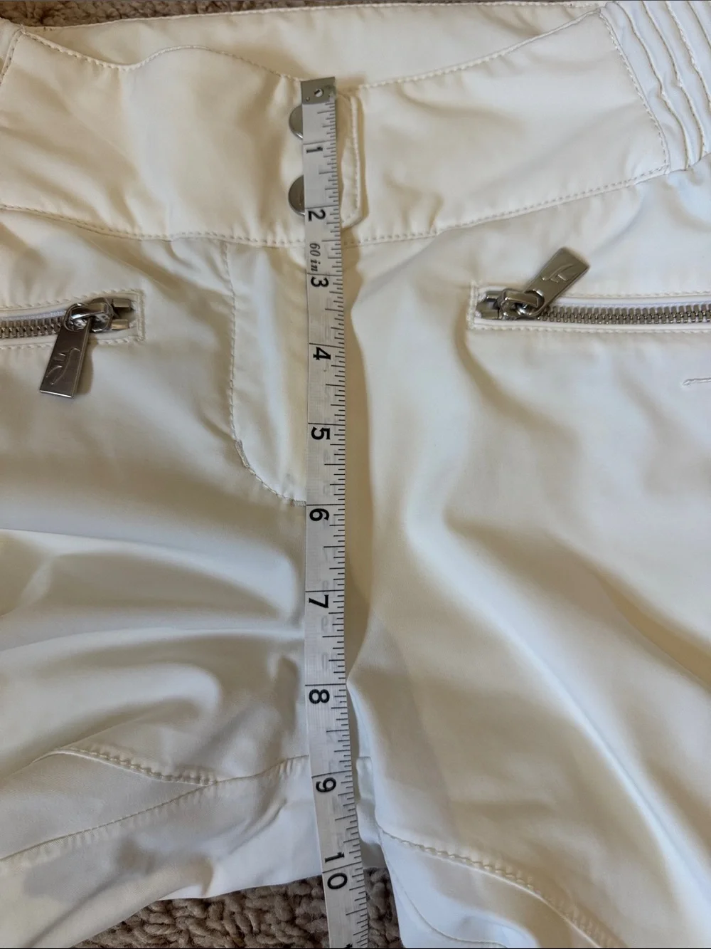 Tony Sailer Women's White Ski/Snowboard Pants with Zip Pockets size 34